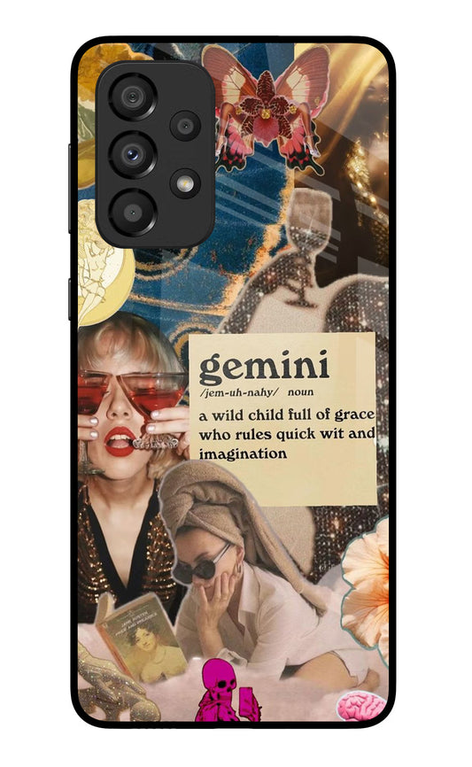 Gemini Zodiac Samsung A33 5G Glass Case