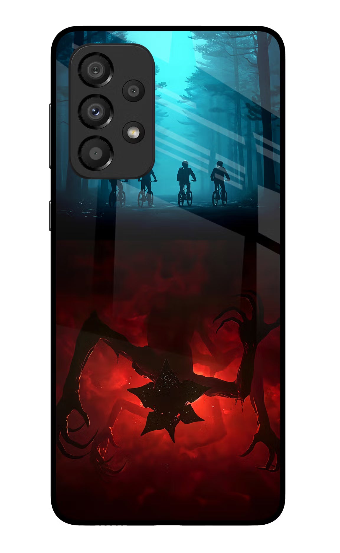 Ordinary Things Downside Up Samsung A33 5G Glass Case Back Cover by Casekaro