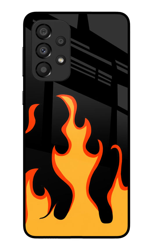 Fired Up – Black Samsung A33 5G Glass Case