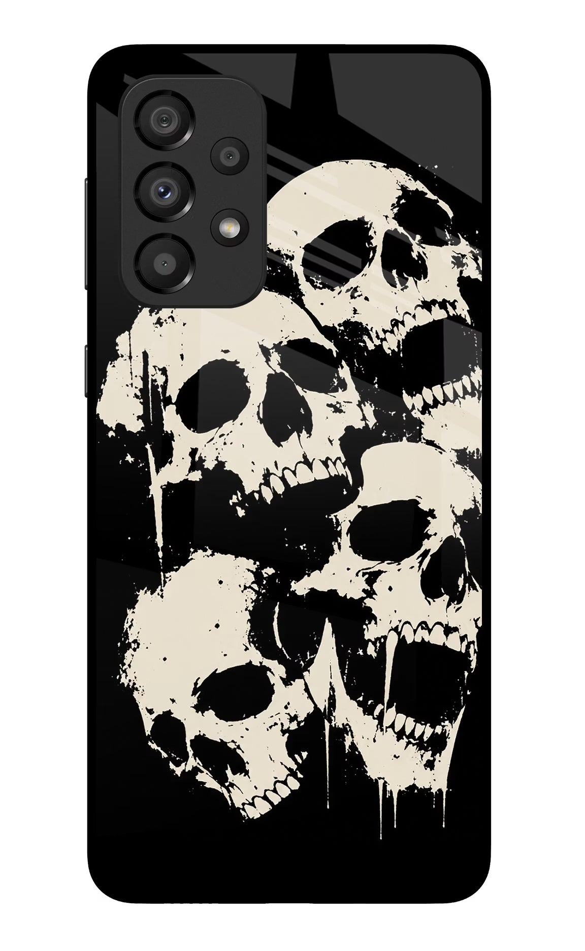 Dead Stack Samsung A33 5G Glass Case Back Cover by Casekaro