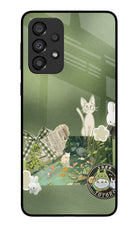 Aesthetic anime Samsung A33 5G Glass Case