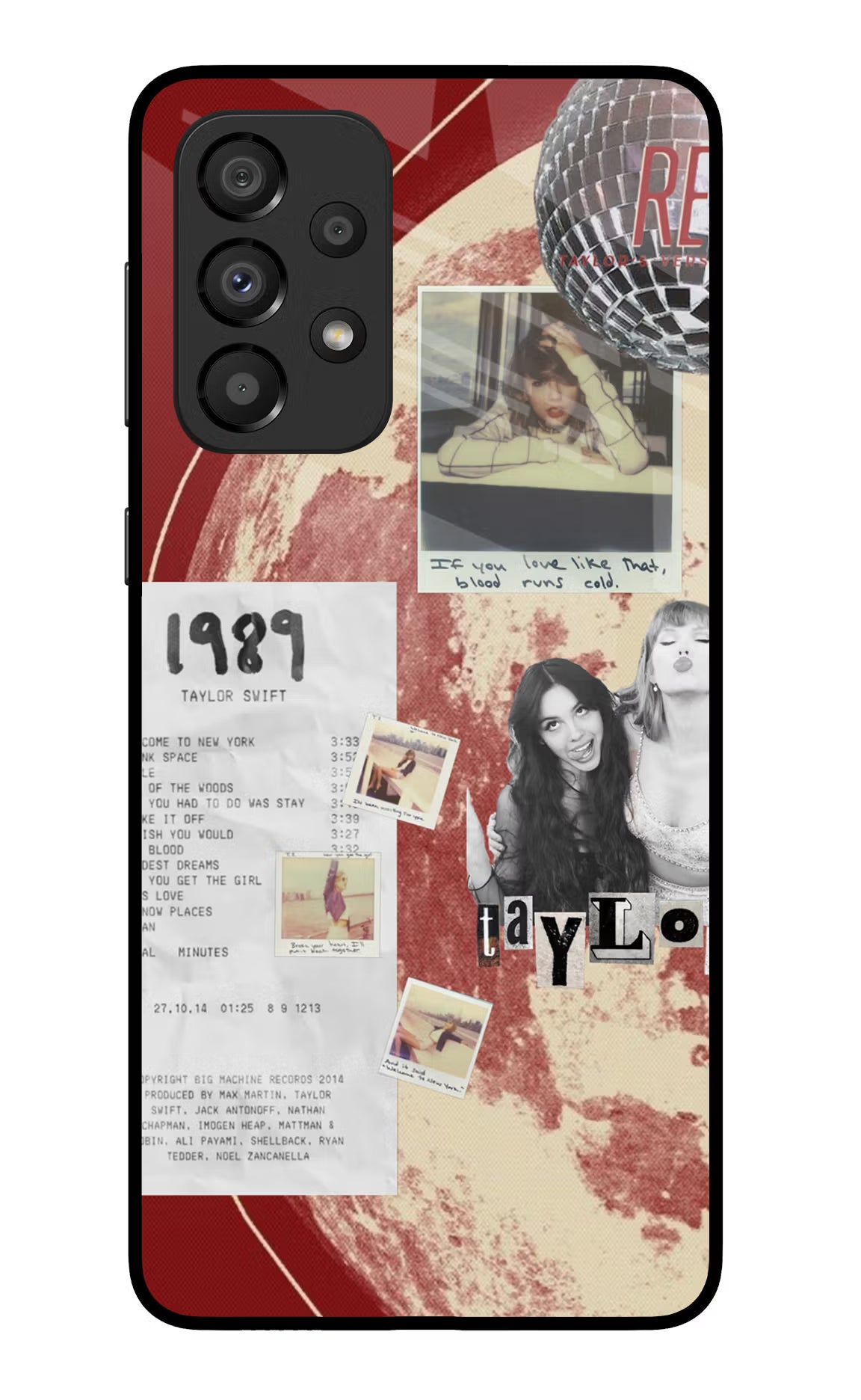 Taylor Swift Samsung A33 5G Glass Case
