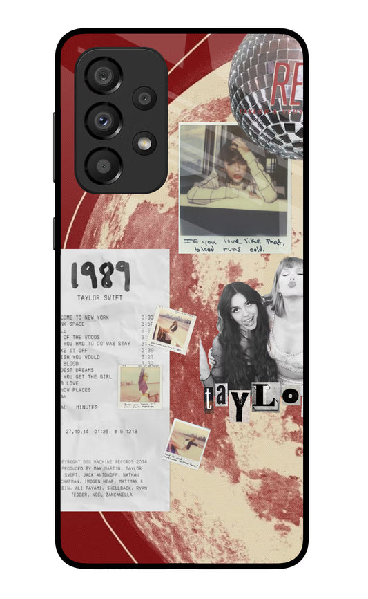 Taylor Swift Samsung A33 5G Glass Case