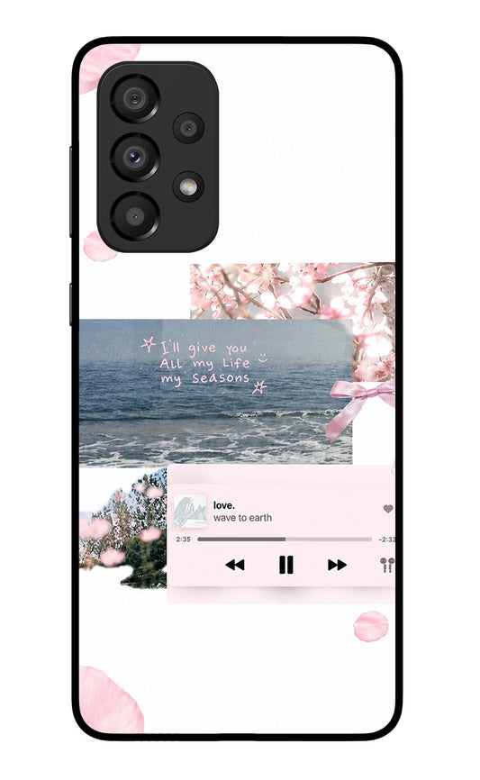 Wave to earth Samsung A33 5G Glass Case