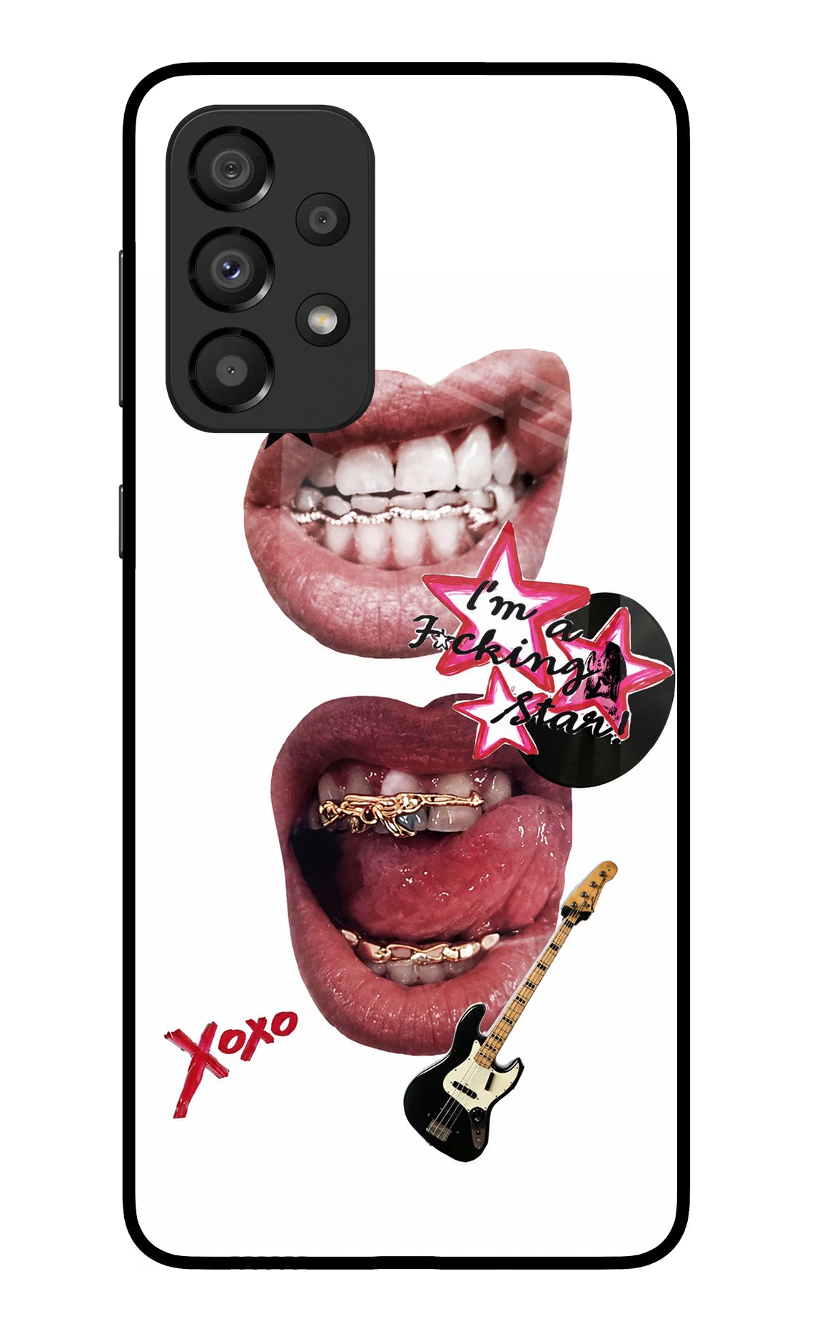Rockstar Samsung A33 5G Glass Case