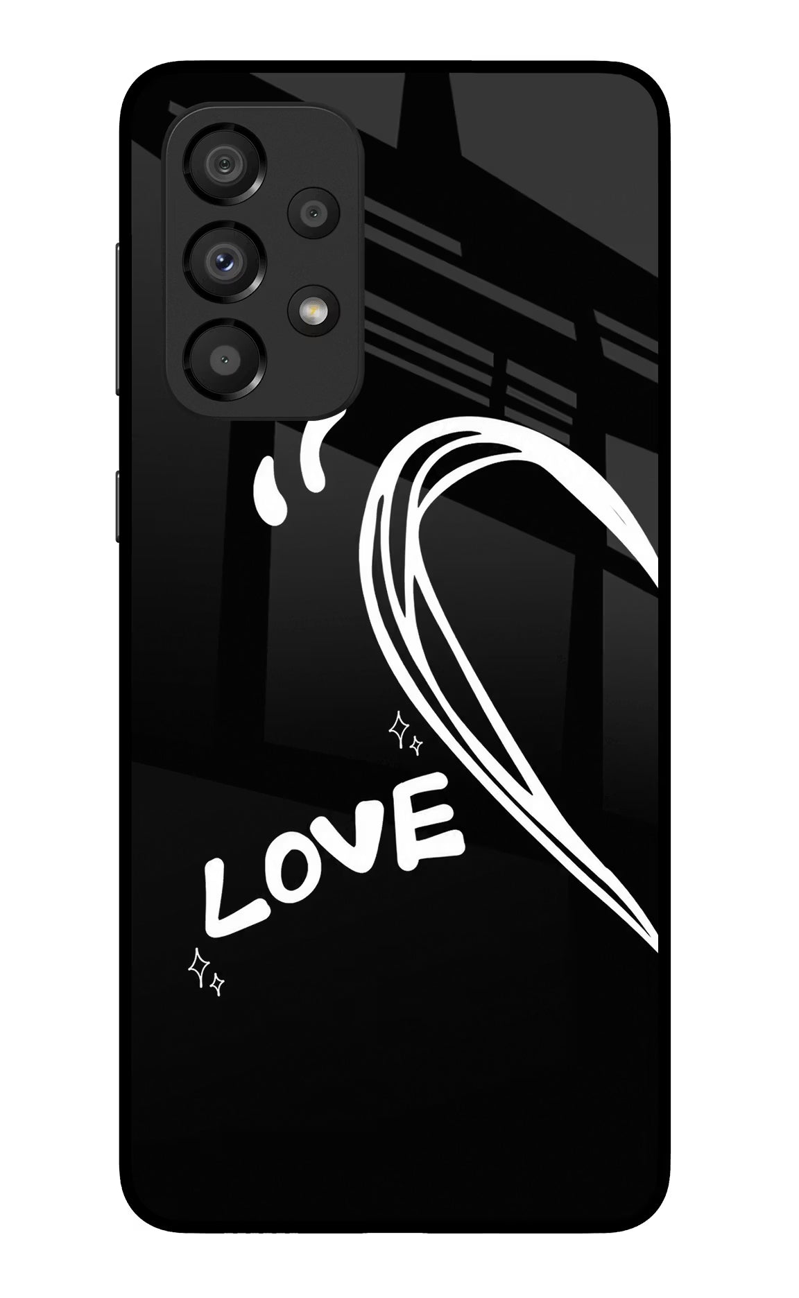 Love Line Samsung A33 5G Glass Case