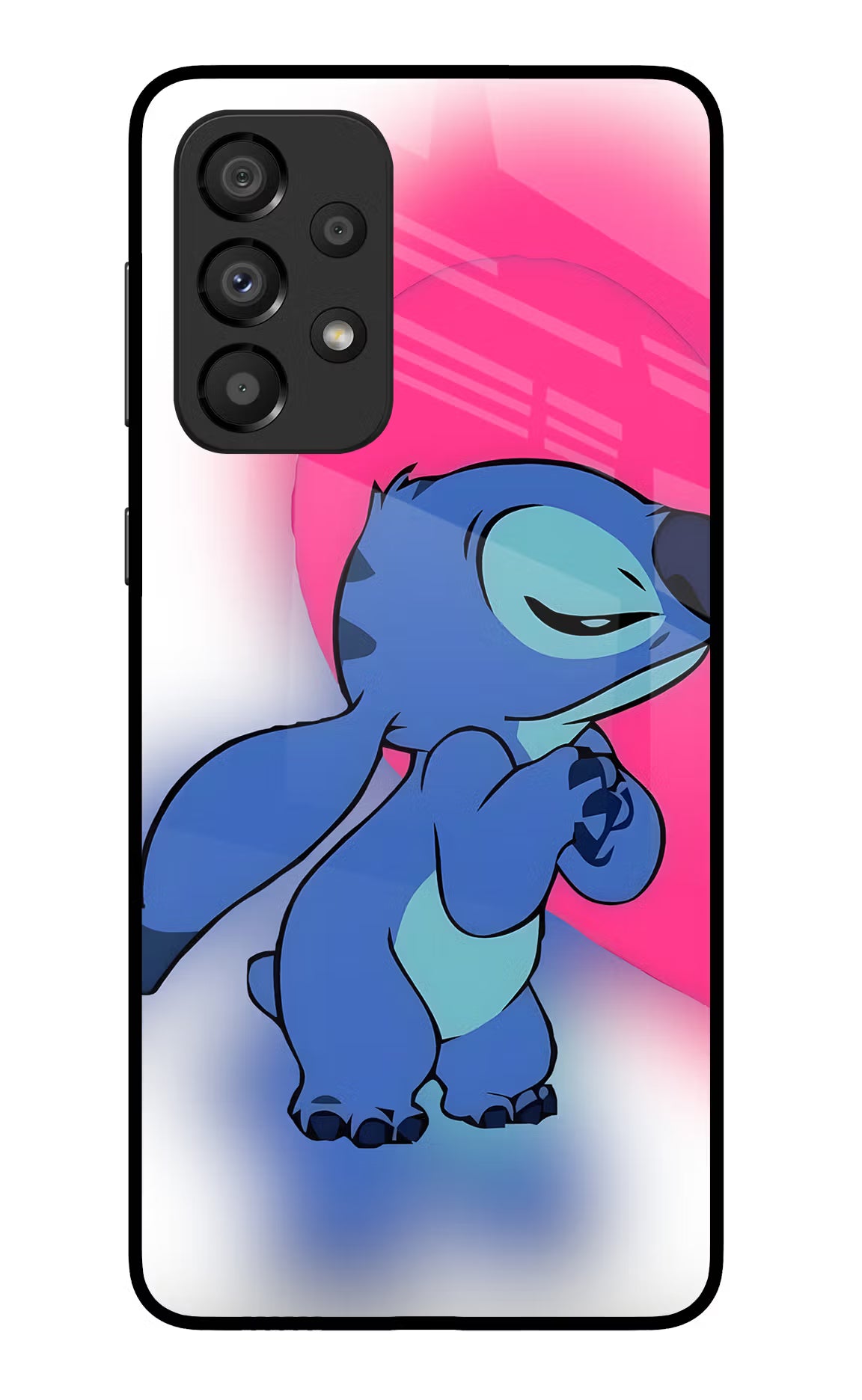 Stitch Hug Samsung A33 5G Glass Case
