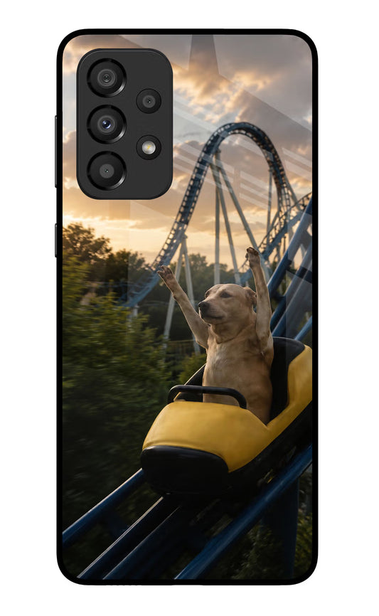 Rollercoaster Dog Samsung A33 5G Glass Case
