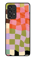 Wavy Grid Samsung A33 5G Glass Case