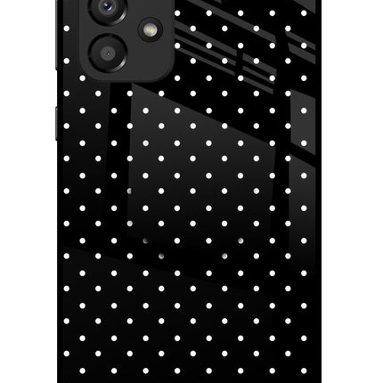 White Dots Samsung A33 5G Glass Case