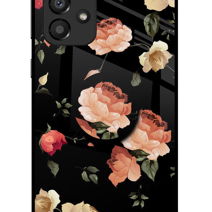 Flowers Samsung A33 5G Glass Case
