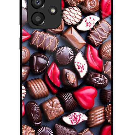 Chocolates Samsung A33 5G Glass Case