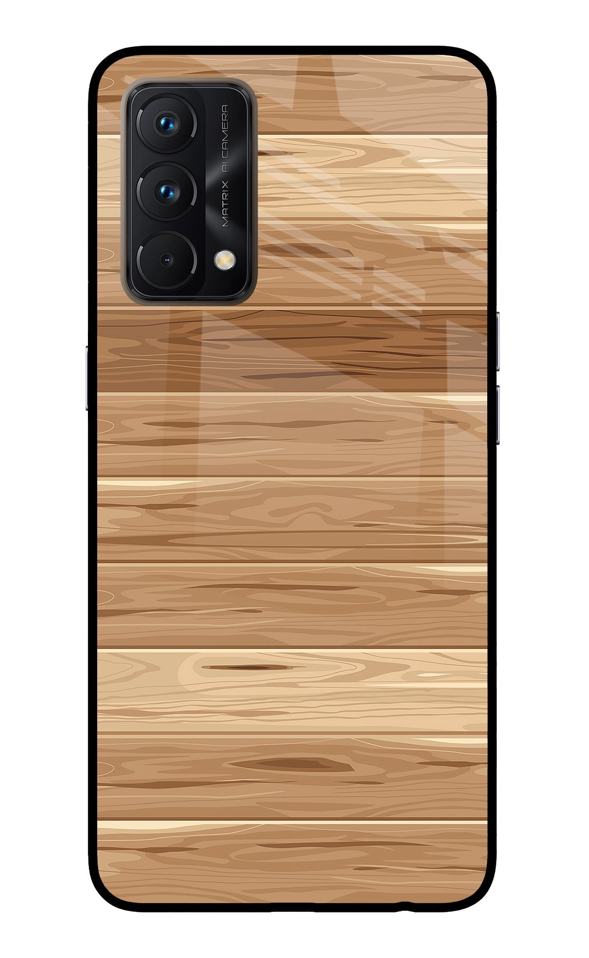 Wooden Vector Realme GT Master Edition Back Cover