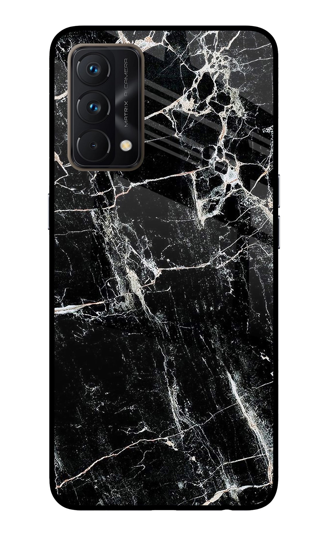 Black Marble Texture Realme GT Master Edition Back Cover