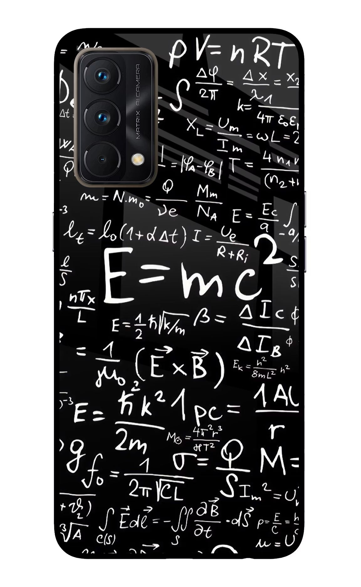 Physics Formula Realme GT Master Edition Glass Case Back Cover by Casekaro