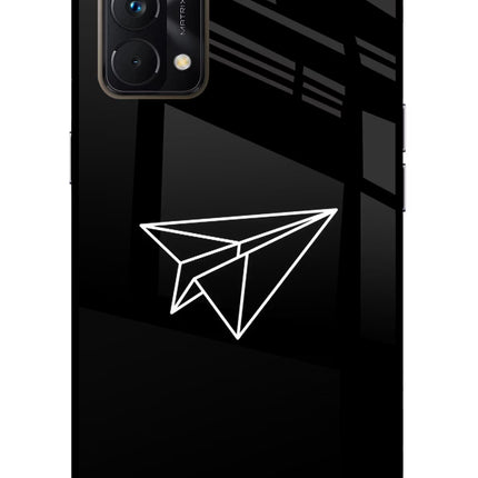 Paper Plane White Realme GT Master Edition Glass Case