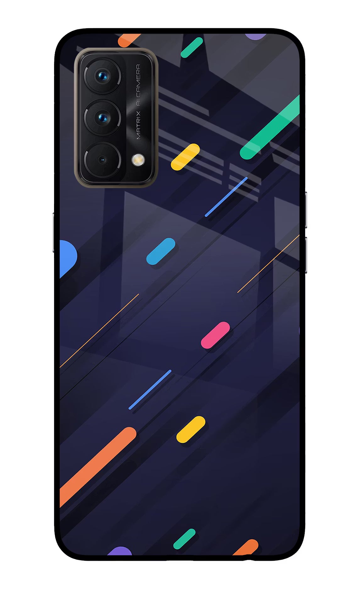 Abstract Design Realme GT Master Edition Glass Case Back Cover by Casekaro