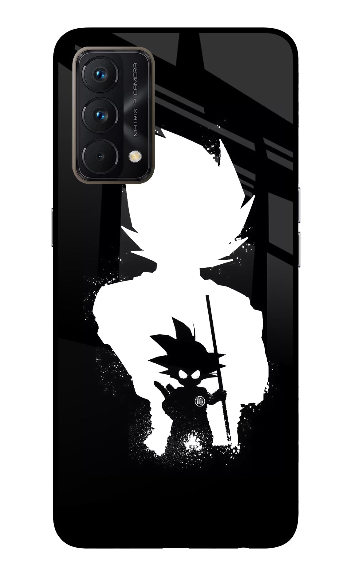 Goku Shadow Realme GT Master Edition Glass Case Back Cover by Casekaro