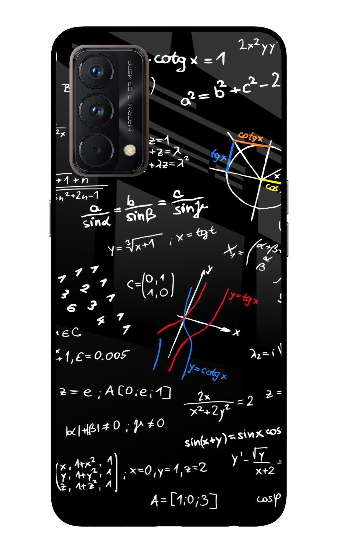 Mathematics Formula Realme GT Master Edition Glass Case