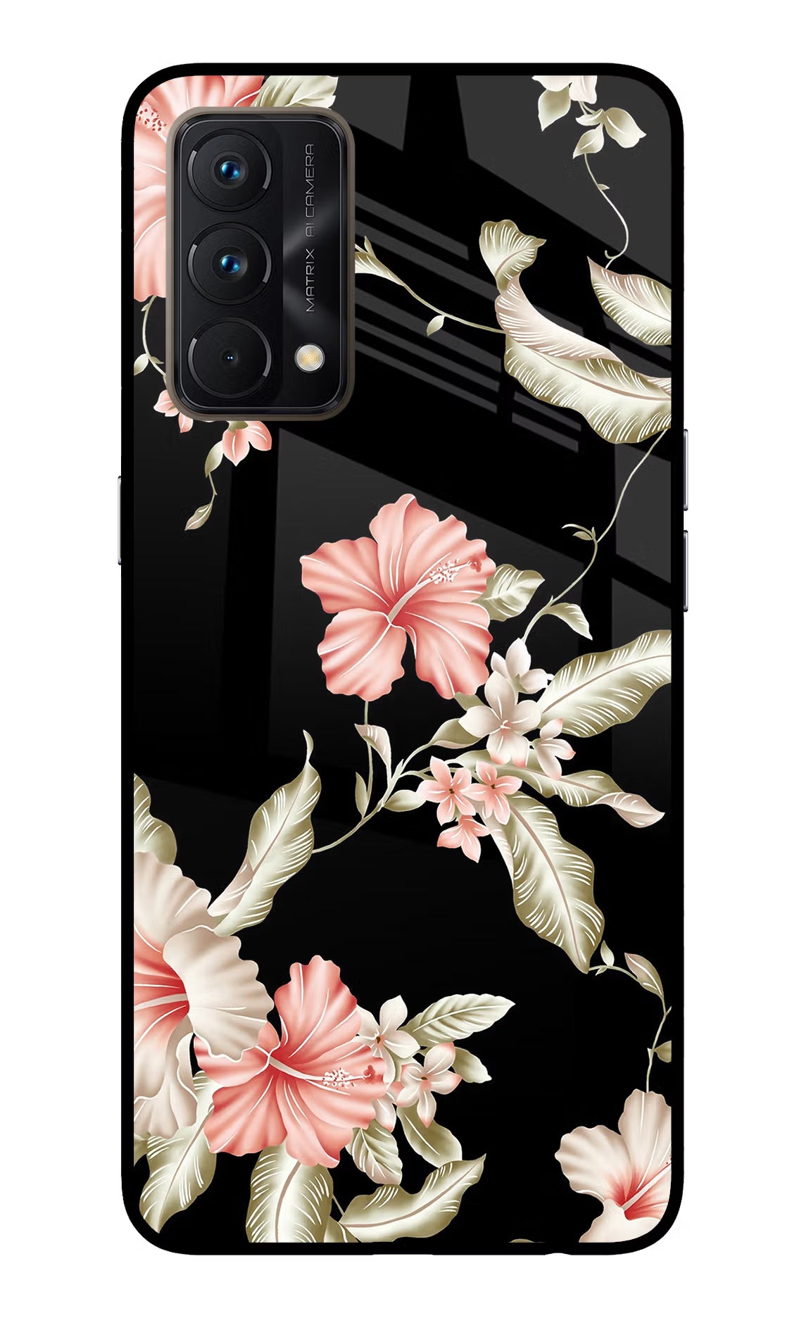 Flowers Realme GT Master Edition Glass Case Back Cover by Casekaro