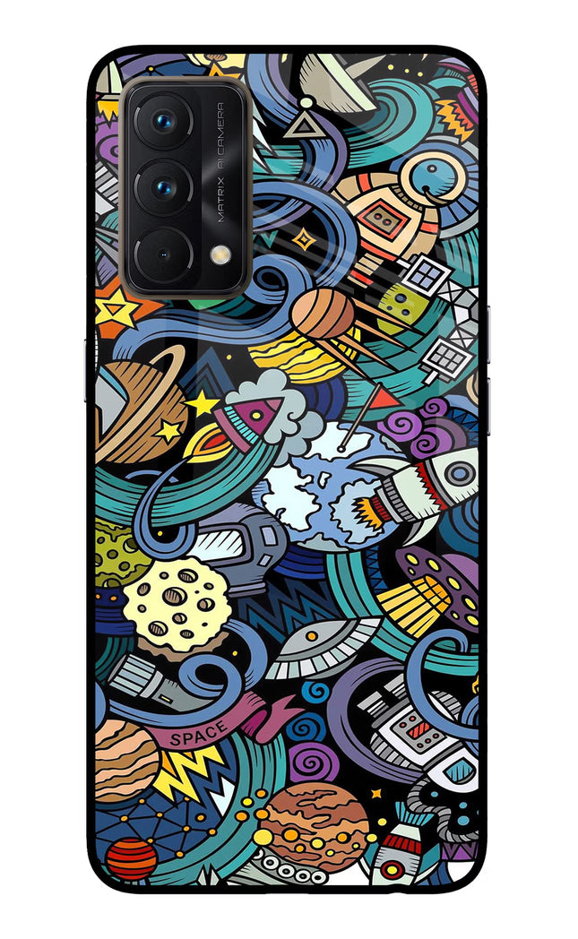 Space Abstract Realme GT Master Edition Glass Case