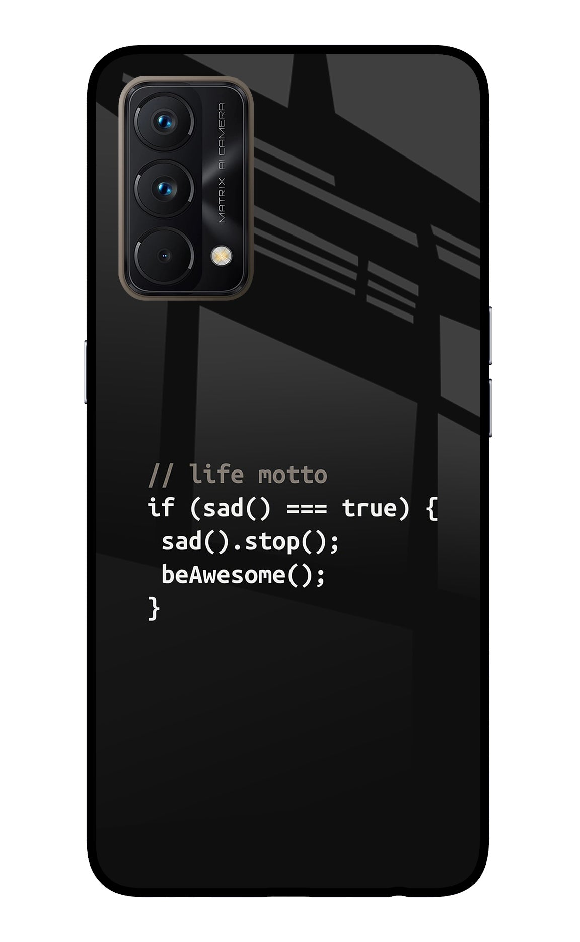 Life Motto Code Realme GT Master Edition Back Cover