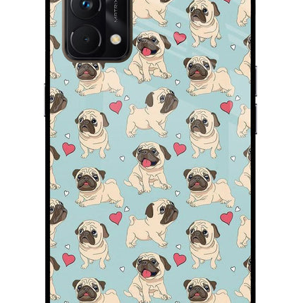 Pug Dog Realme GT Master Edition Glass Case