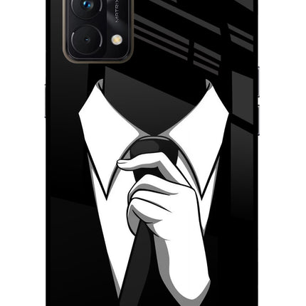Black Tie Realme GT Master Edition Glass Case