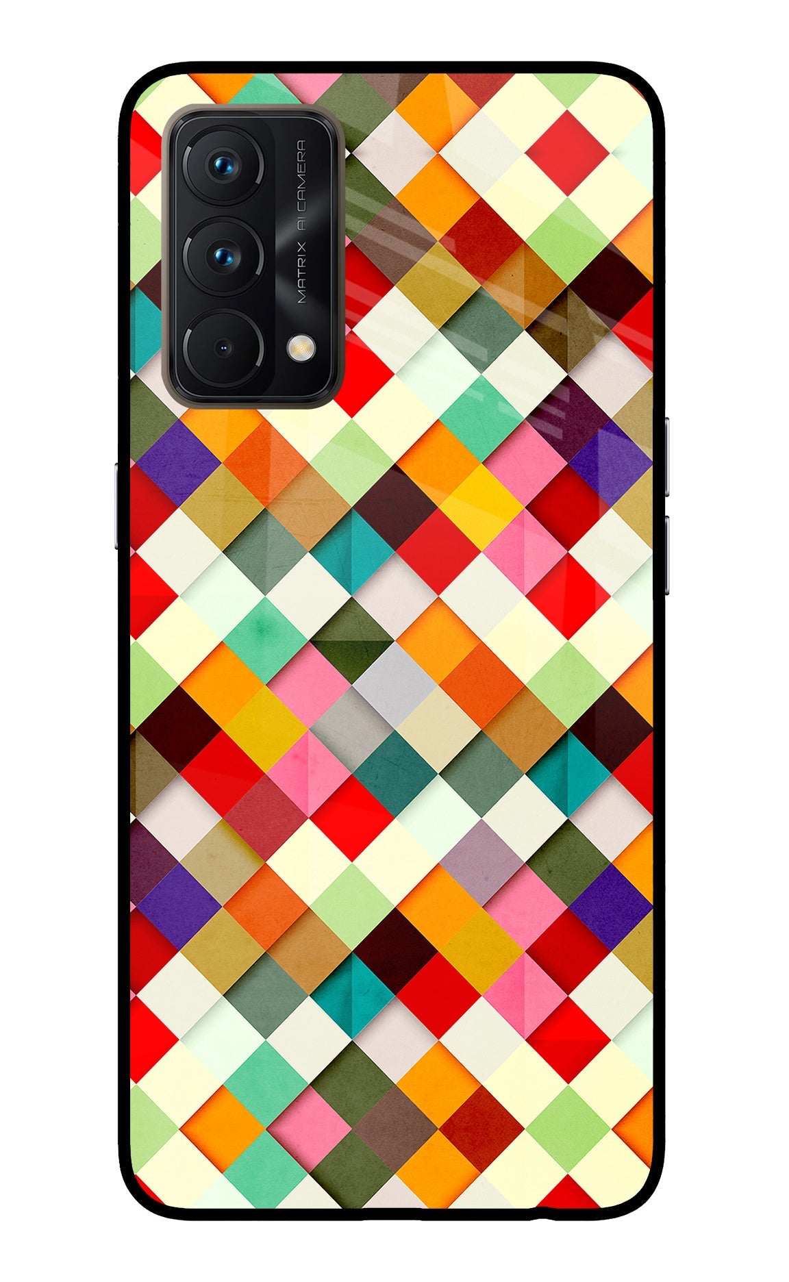 Geometric Abstract Colorful Realme GT Master Edition Back Cover