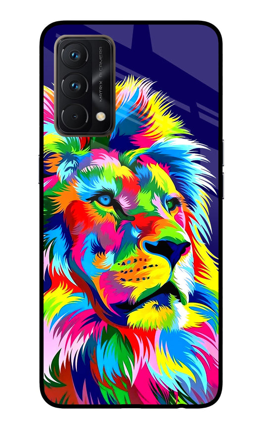 Vector Art Lion Realme GT Master Edition Glass Case