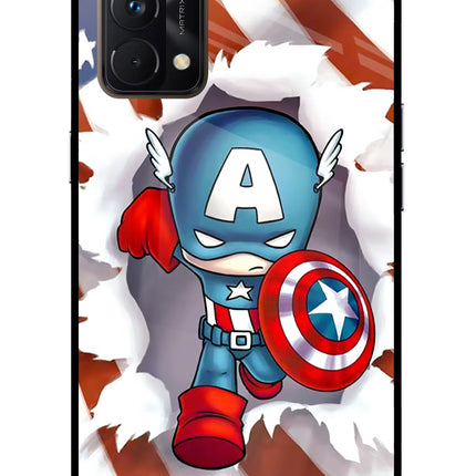 Captain America Realme GT Master Edition Glass Case