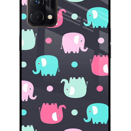 Elephants Realme GT Master Edition Glass Case