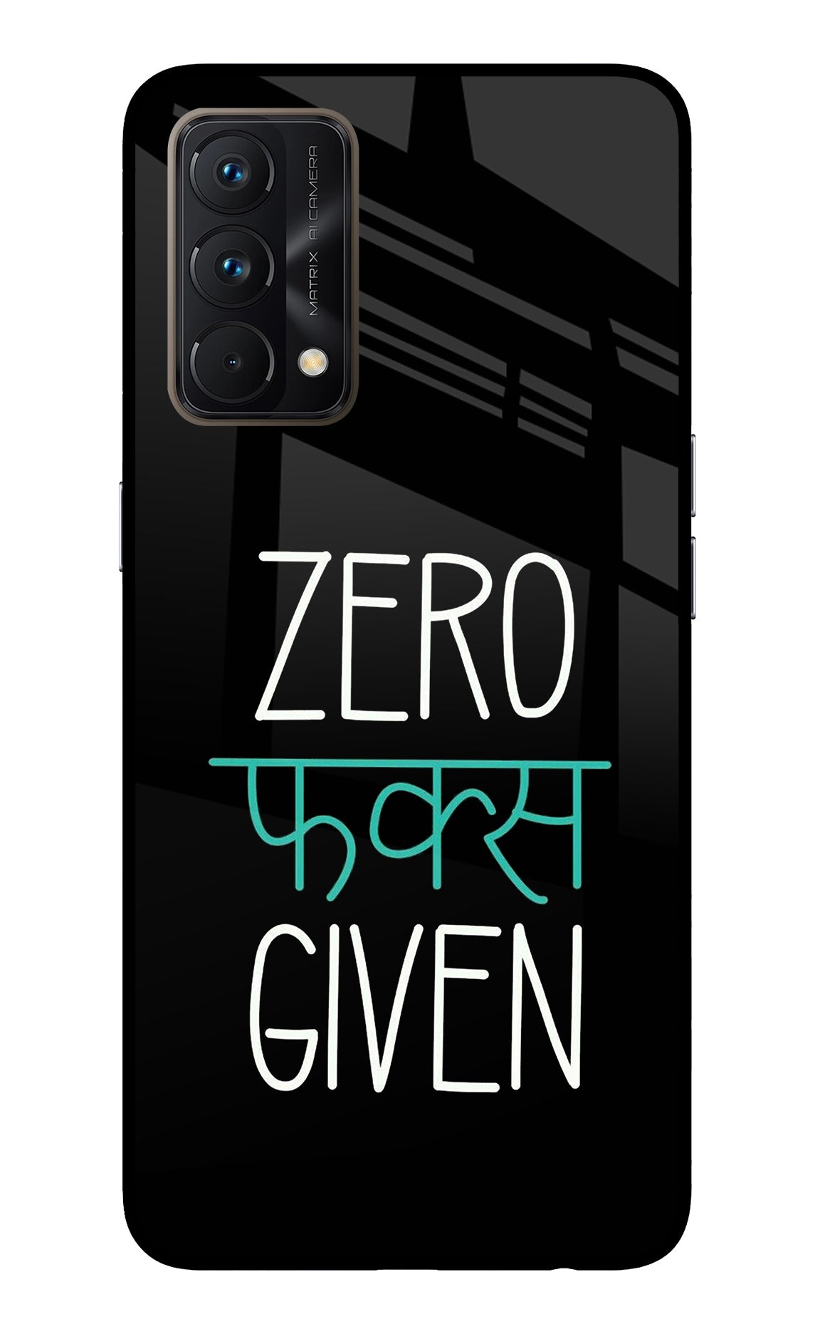 Zero Fucks Given Realme GT Master Edition Glass Case