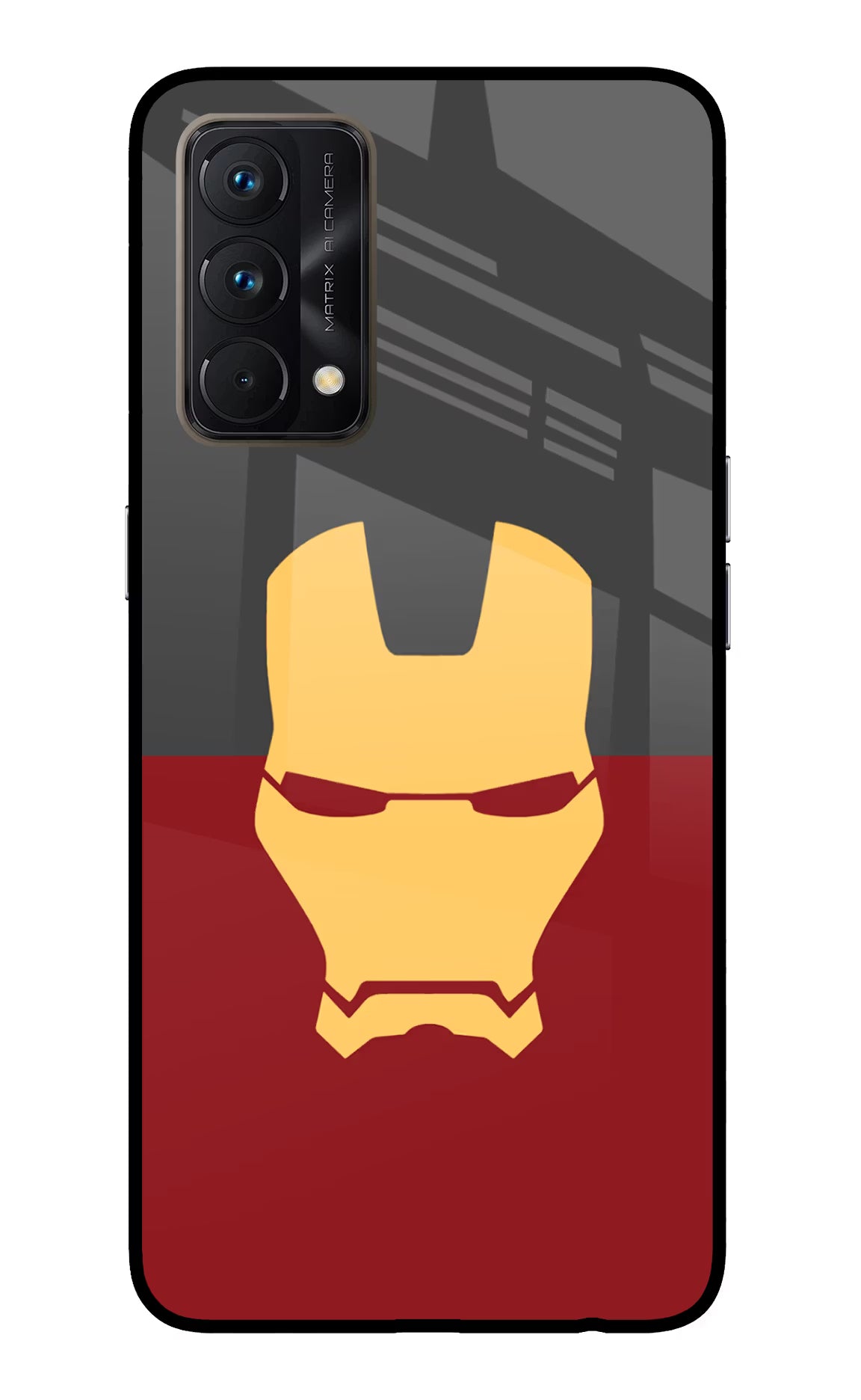 Ironman Realme GT Master Edition Glass Case Back Cover by Casekaro