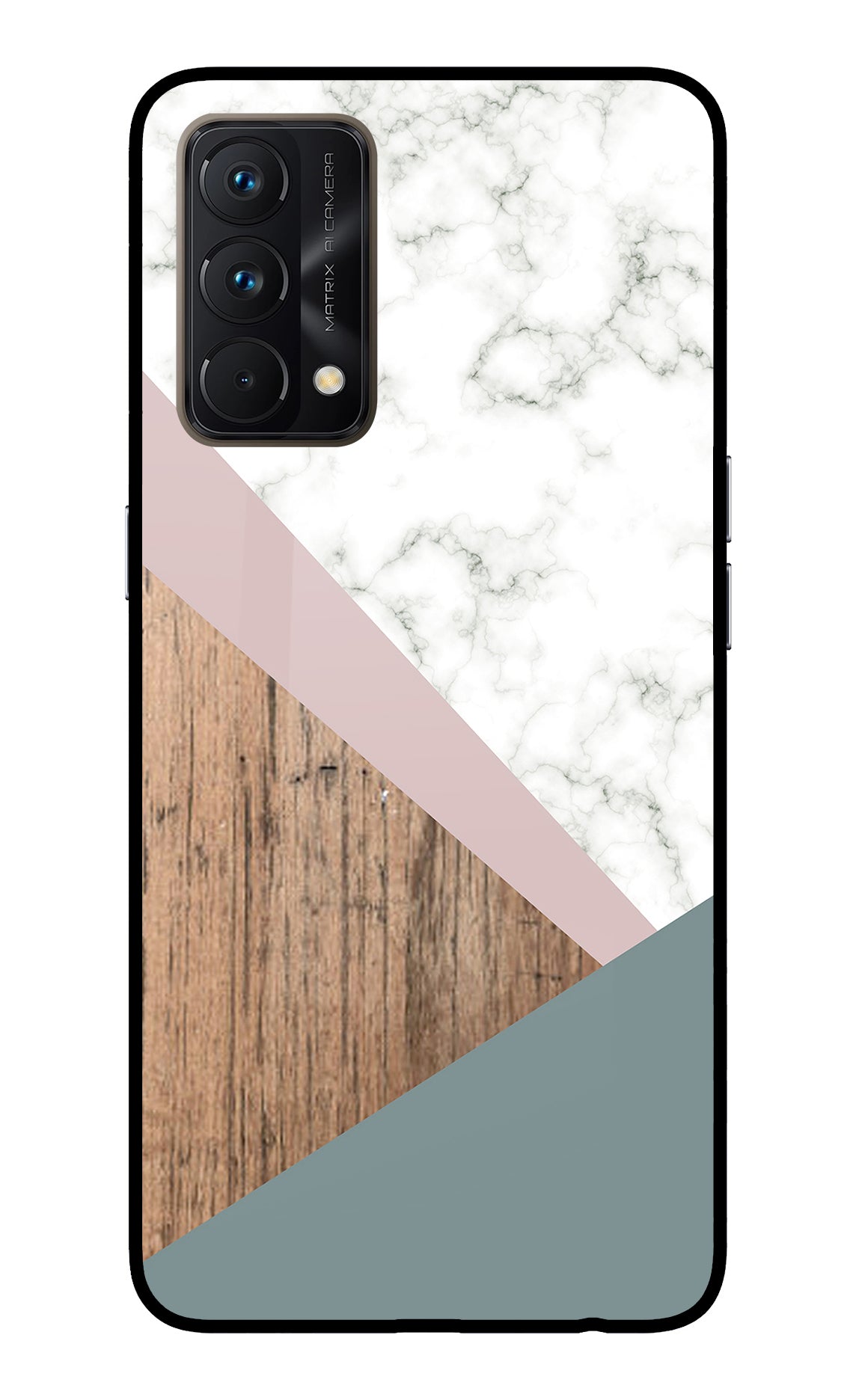 Marble wood Abstract Realme GT Master Edition Glass Case