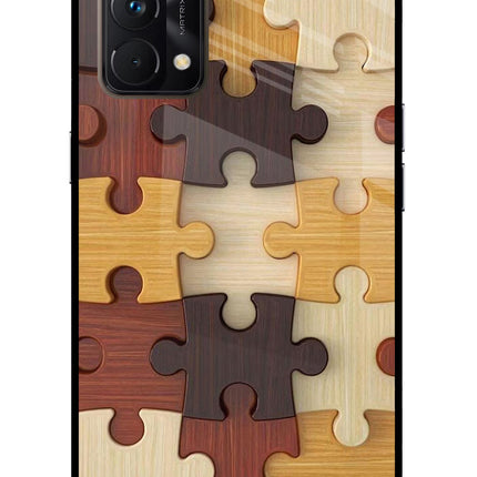 Wooden Puzzle Realme GT Master Edition Glass Case