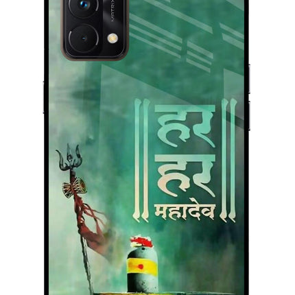 Har Har Mahadev Shivling Realme GT Master Edition Glass Case