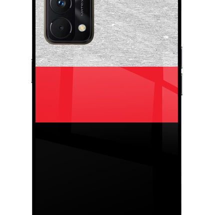 Tri Color Pattern Realme GT Master Edition Glass Case