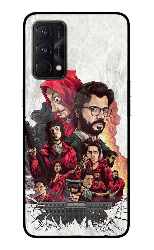 Money Heist Artwork Realme GT Master Edition Glass Case