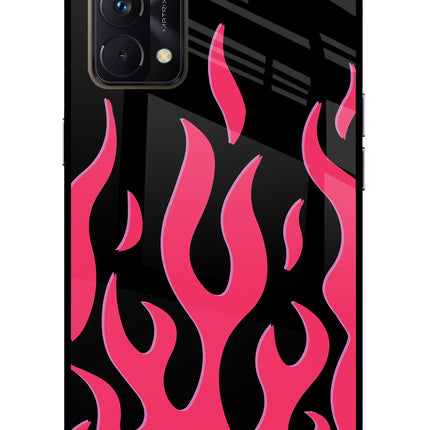 Fire Flames Realme GT Master Edition Glass Case