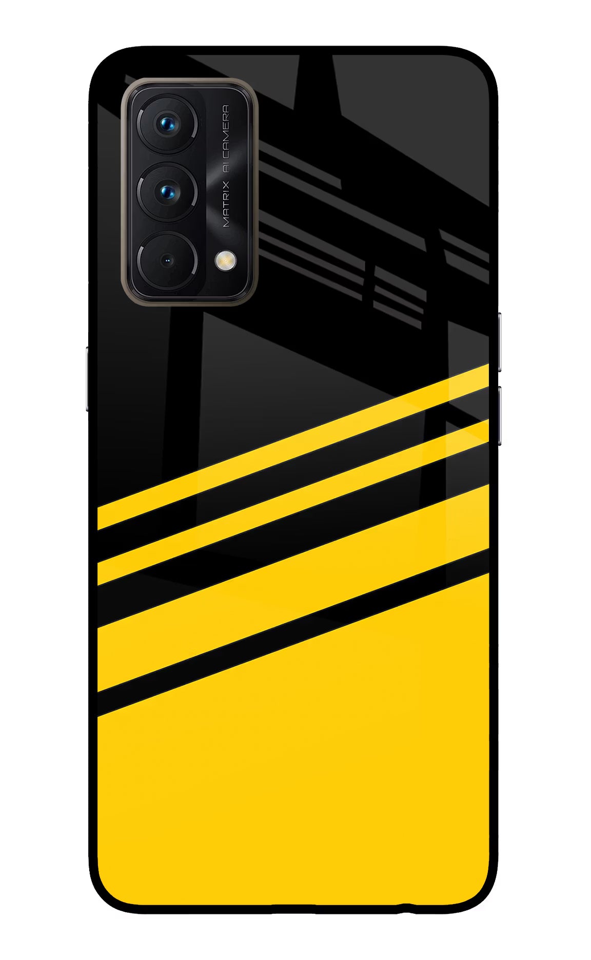 Yellow Shades Realme GT Master Edition Glass Case Back Cover by Casekaro