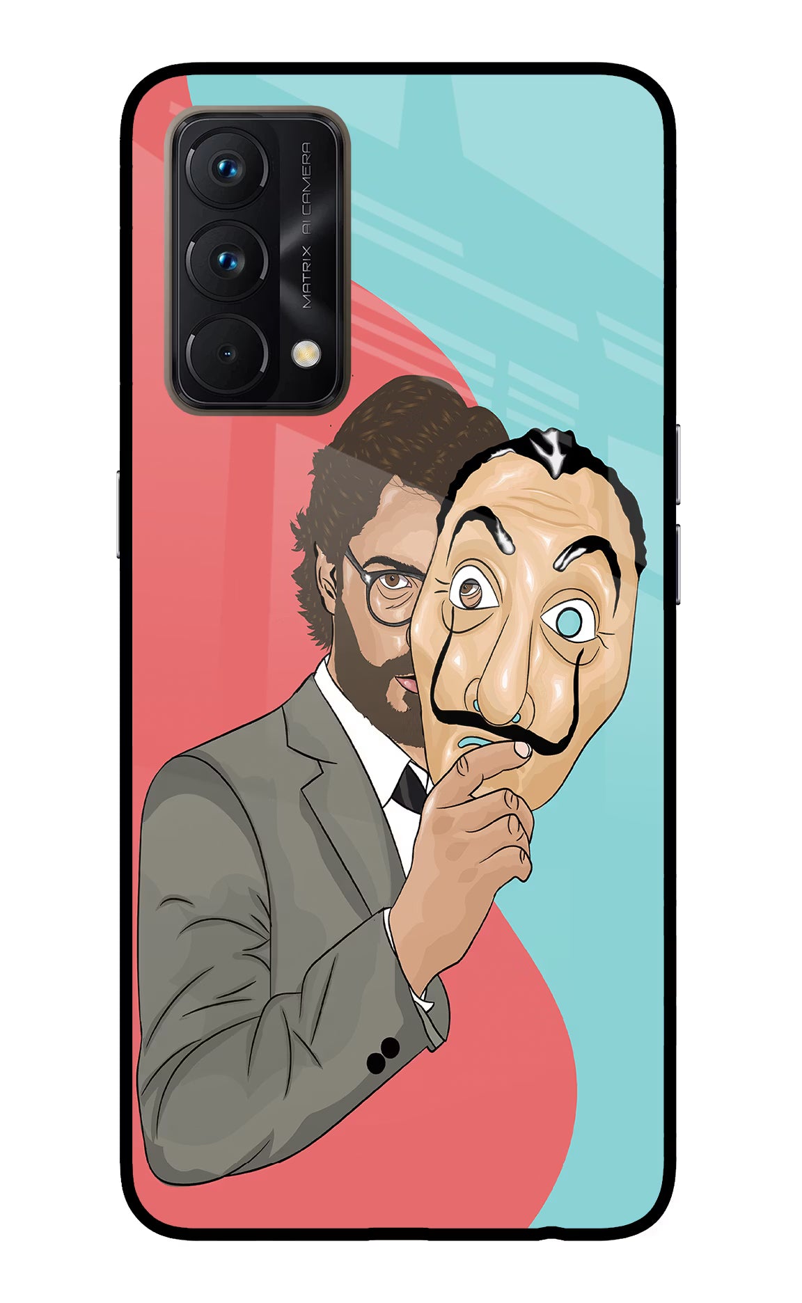 Professor Realme GT Master Edition Glass Case Back Cover by Casekaro