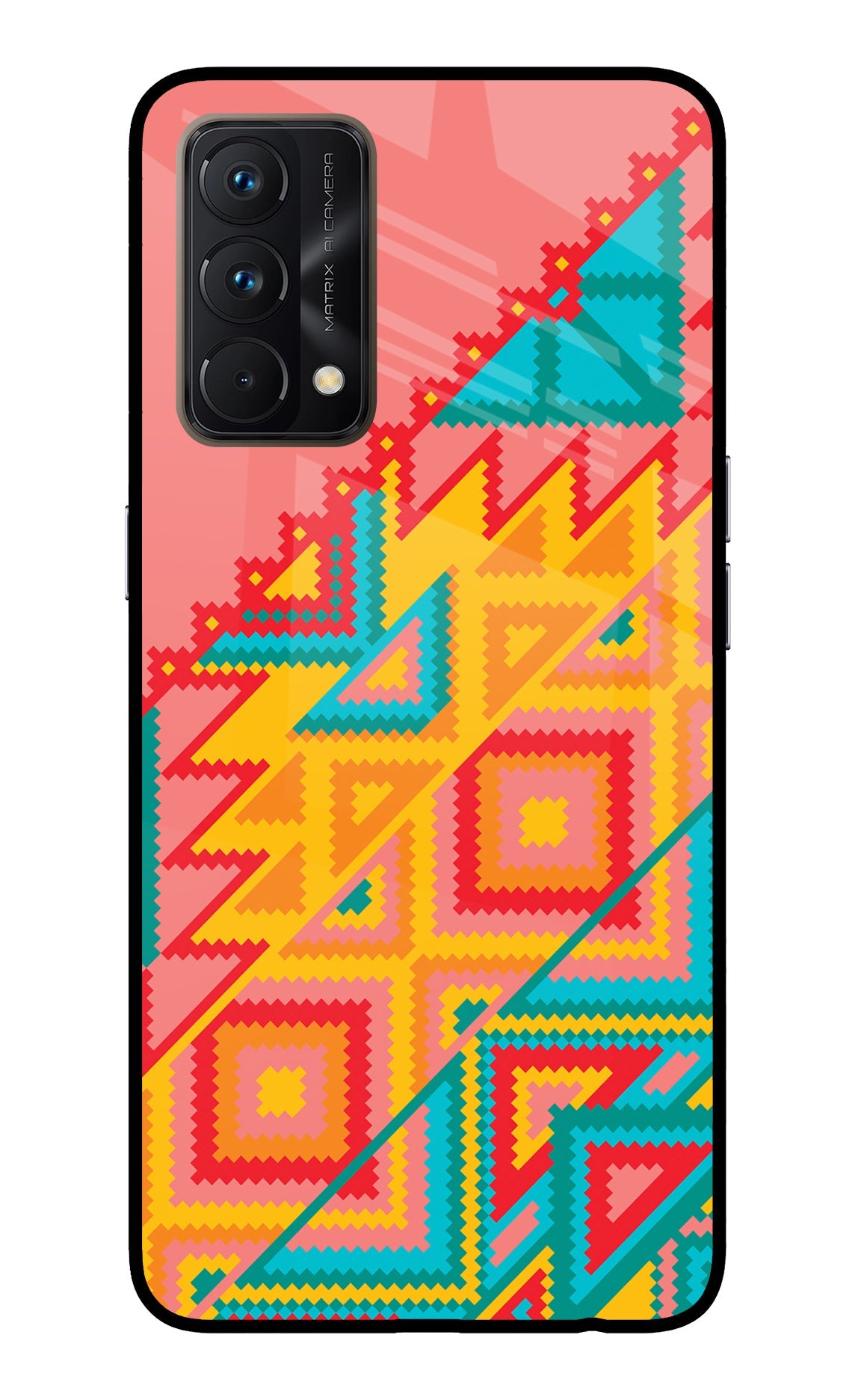 Aztec Tribal Realme GT Master Edition Glass Case