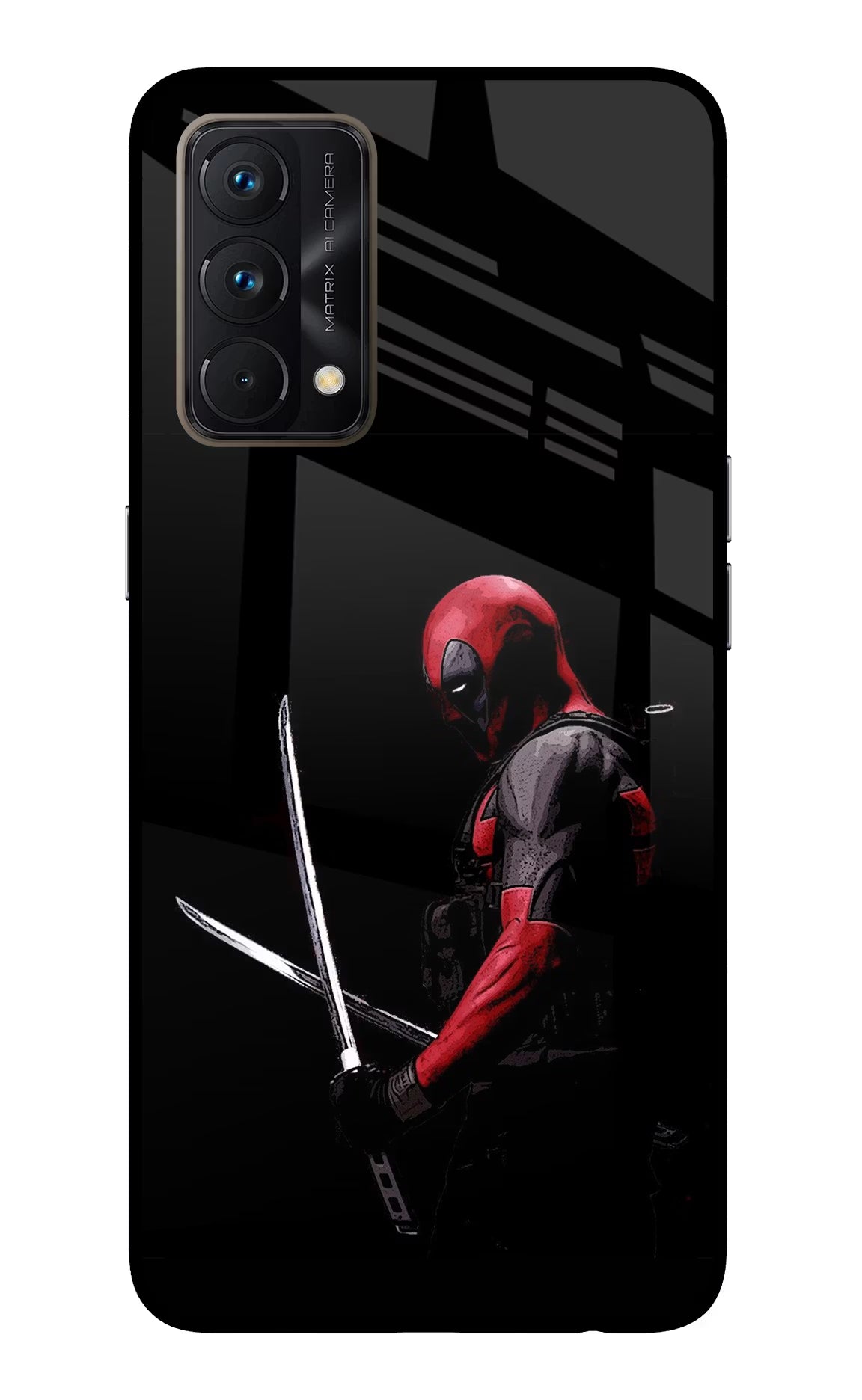 Deadpool Realme GT Master Edition Glass Case Back Cover by Casekaro