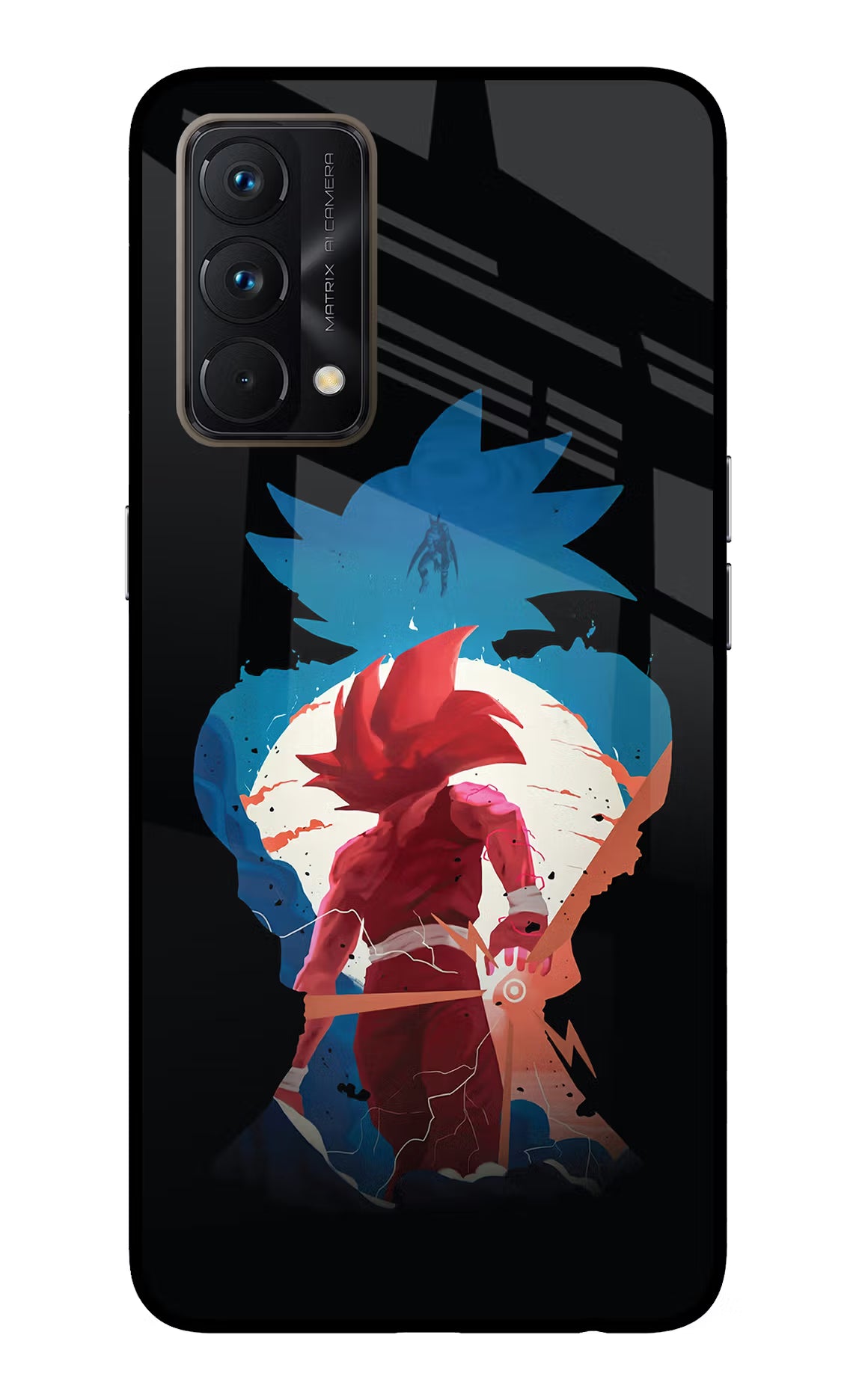 Goku Realme GT Master Edition Glass Case Back Cover by Casekaro