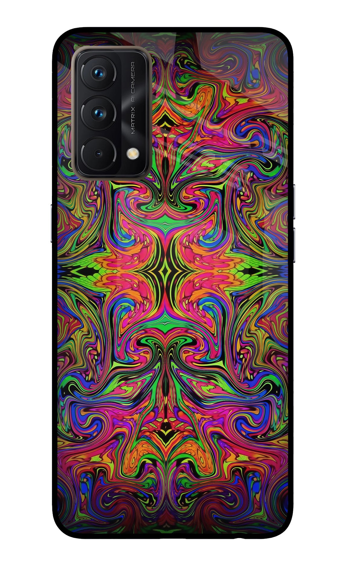 Psychedelic Art Realme GT Master Edition Glass Case
