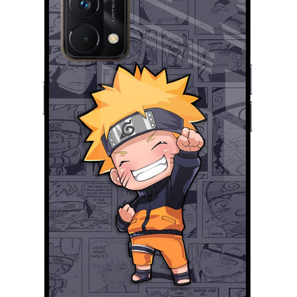 Chota Naruto Realme GT Master Edition Glass Case Back Cover by Casekaro