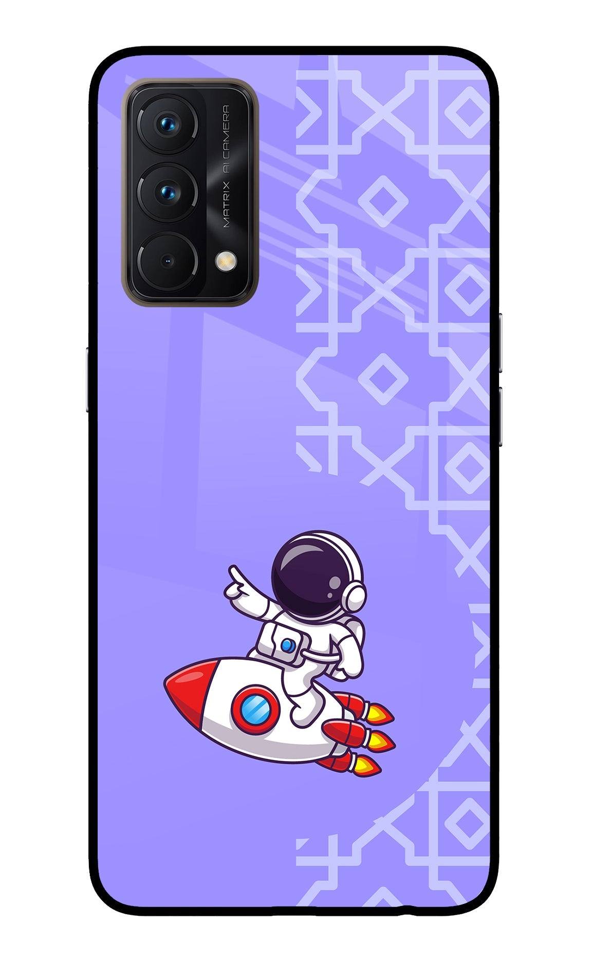 Cute Astronaut Realme GT Master Edition Glass Case