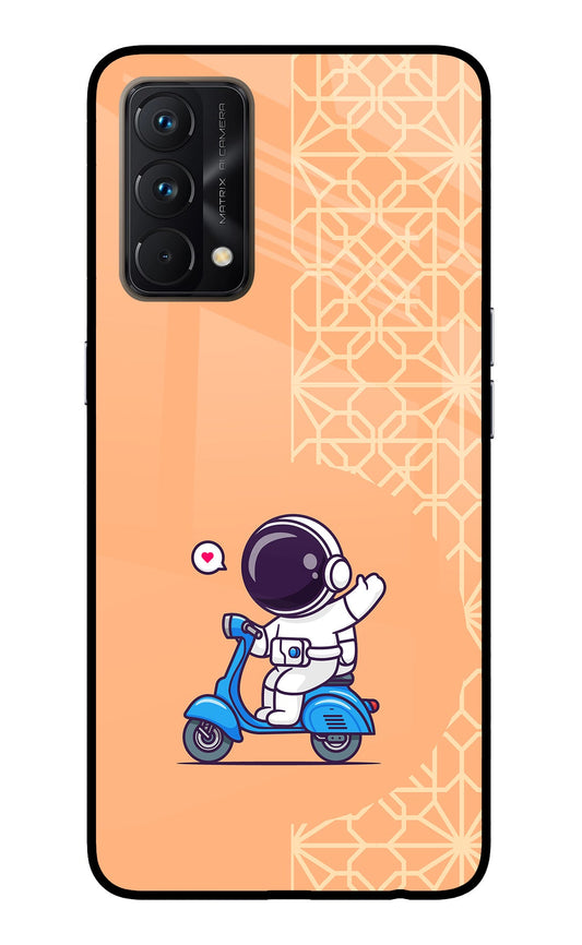 Cute Astronaut Riding Realme GT Master Edition Glass Case