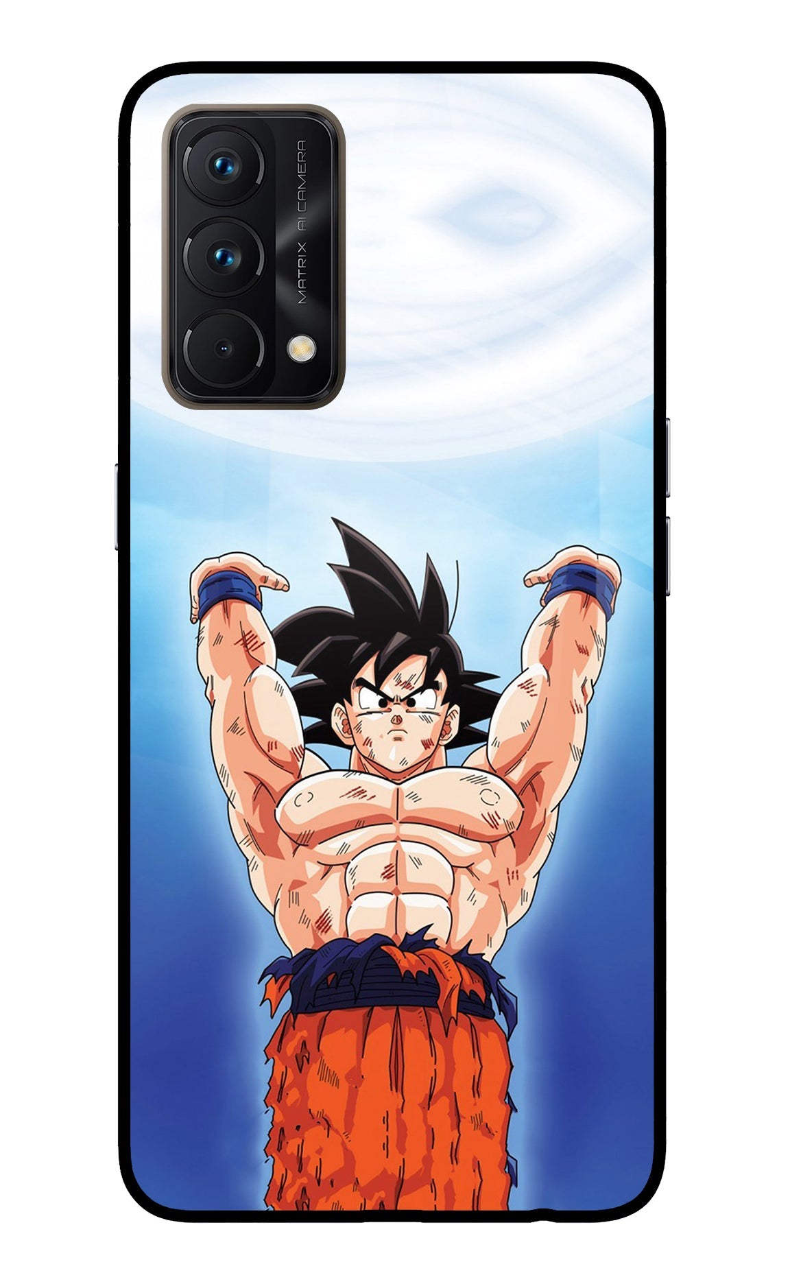 Goku Power Realme GT Master Edition Glass Case